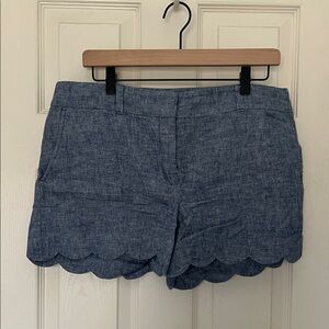 LOFT Scalloped Shorts